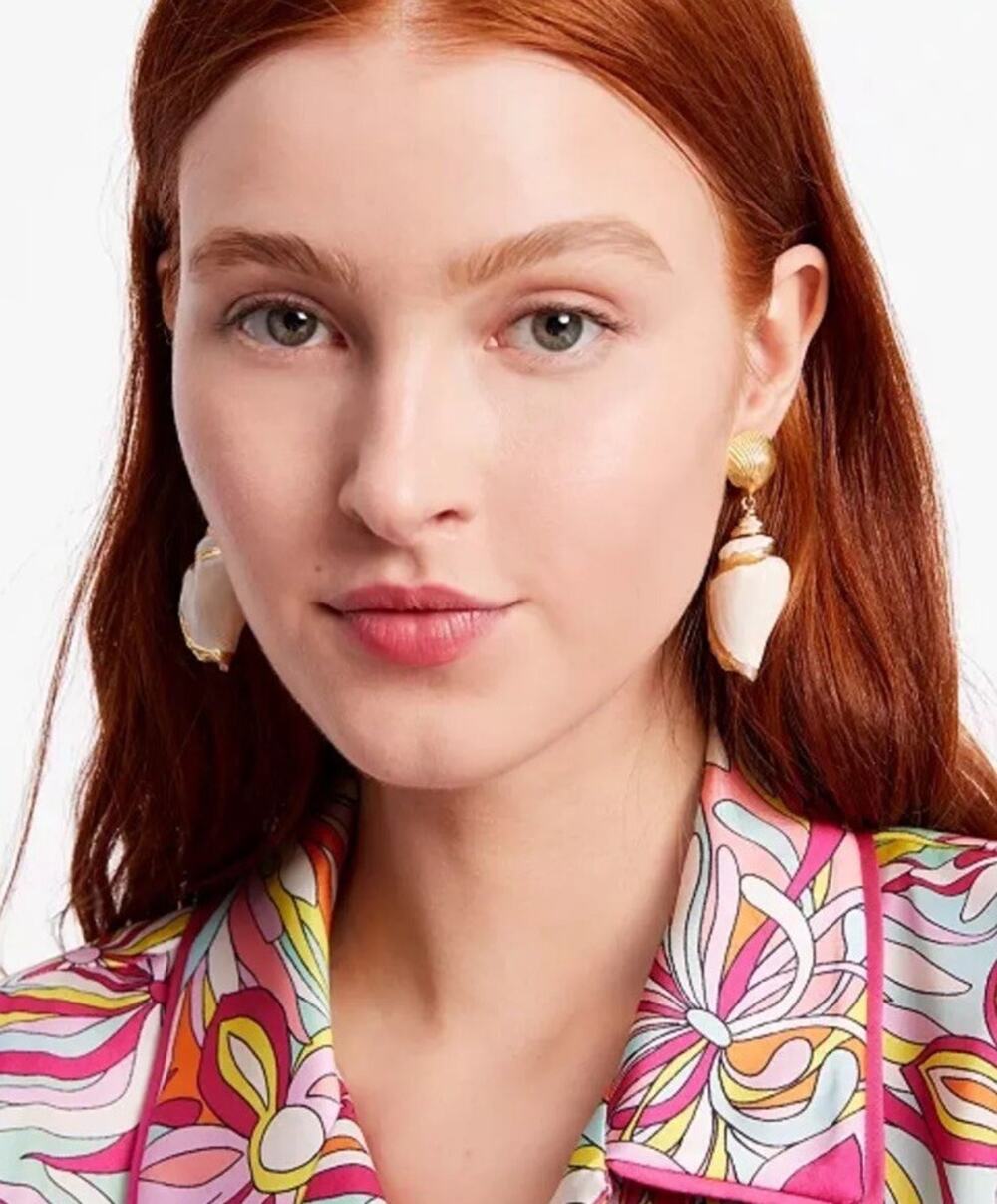 Kate Spade women’s earrings playful shell drop
 Gold-Tone Reef Treasure KD021